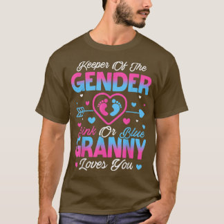 T-shirt Bébé Genre Révéler Douche Rose Ou Bleu Granny Amou