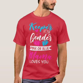 T-shirt Bébé Genre Révéler Douche Rose Ou Bleu Maman Aime