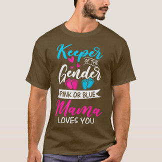 T-shirt Bébé Genre Révéler Douche Rose Ou Bleu Maman Aime