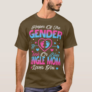 T-shirt Bébé Genre Révéler Douche Rose Ou Bleu Mère céliba