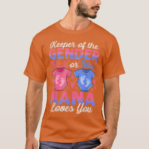 T-shirt Bébé Genre Révéler Douche Rose Ou Bleu Nana Aime