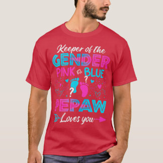 T-shirt Bébé Genre Révéler Douche Rose Ou Bleu Pepaw Aimer