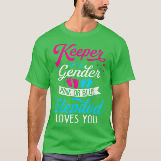 T-shirt Bébé Genre Révéler Douche Rose Ou Bleu Stepdad Lov