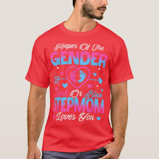T-shirt Bébé Genre Révéler Douche Rose Ou Bleu Stepmere Lo