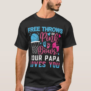 T-shirt Bébé Genre Révéler Libre Jeu ou Vaches Roses Papa