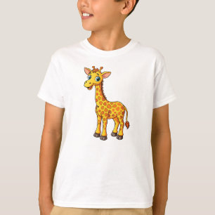T-shirt Bébé girafe mignon dessin animé-35281