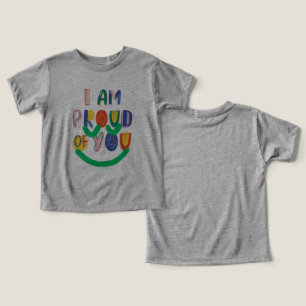 T-shirt bébé gris couleur fière