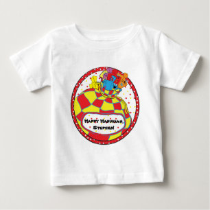 T-shirt bébé Hanoukka Dreidels