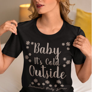 T-shirt Bébé Il fait froid dehors