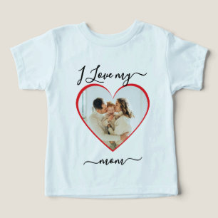 T-shirt bébé j'aime ma mère