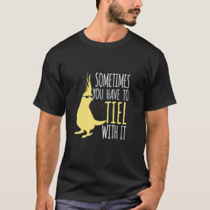 T-shirt Bébé jaune cockatiel robe Tiel avec elle! Cockatie