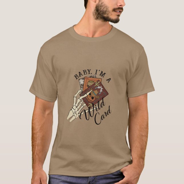 T-shirt Bébé Je suis une carte sauvage (Devant)