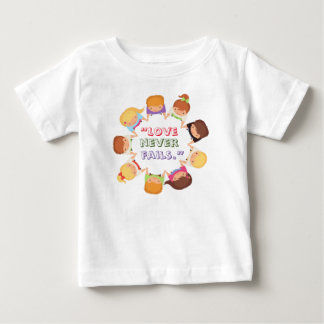 T-shirt Bébé jersey fin avec Inspirant Bible Vers