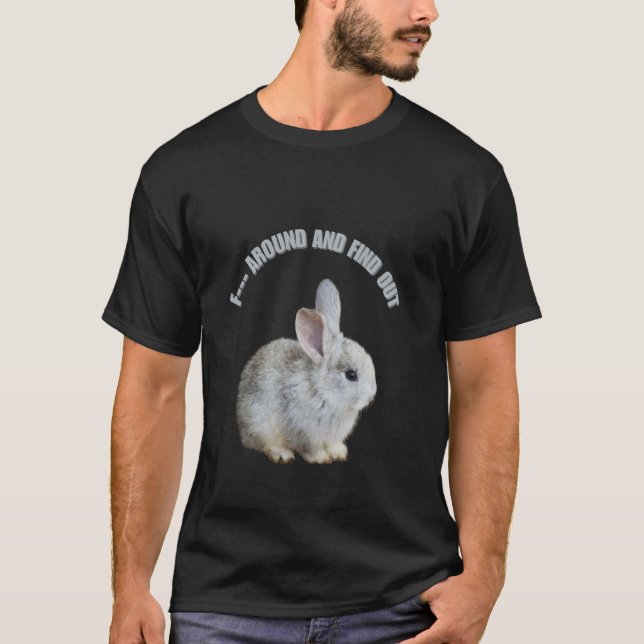 T-shirt Bébé lapin F - Autour et découvrez (Devant)