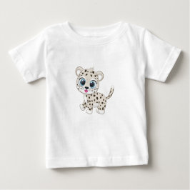 T-shirt bébé léopard mignon