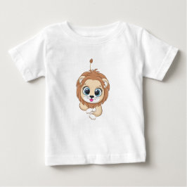 T-shirt bébé Lion mignon