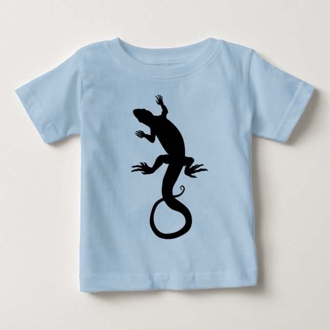 T-shirt bébé Lizard Art Cool Reptile Chemises bébé (Devant)