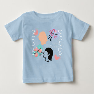 T-shirt bébé "love you More"