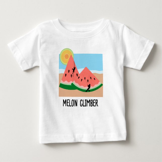 T-shirt bébé Melon Climber (Devant)