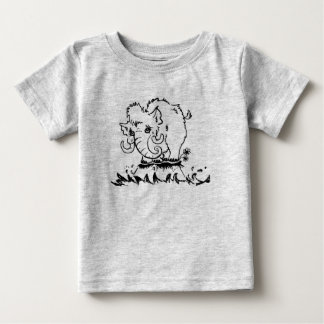T-shirt bébé mignon bébé mammouth