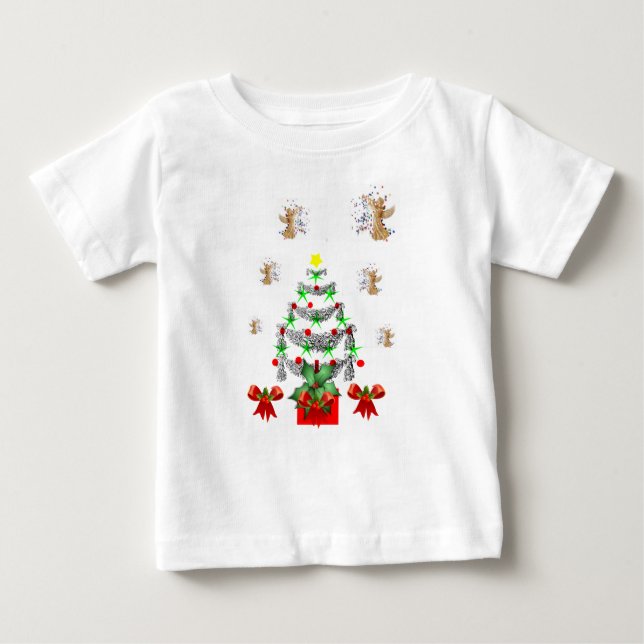 T-shirt bébé Noël (Devant)