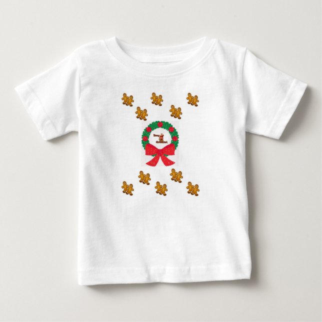 T-shirt bébé Noël (Devant)