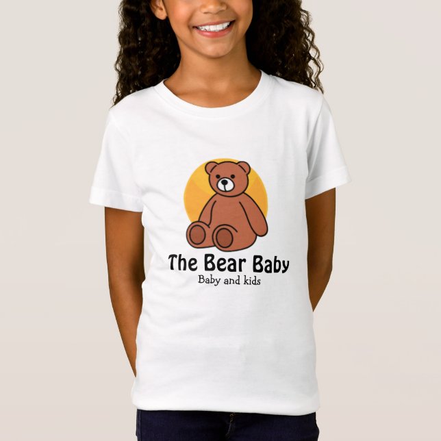 T-Shirt Bébé ours pour enfants (Devant)