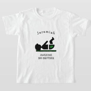 T-shirt Bébé personnalisé Afro AWESOME GROS FRÈRE