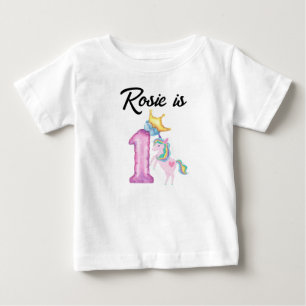 T-shirt bébé personnalisé pour le premier annivers