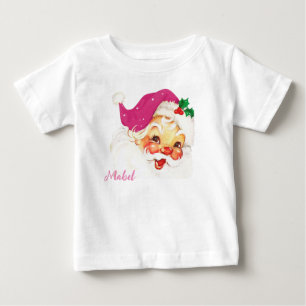T-shirt bébé personnalisé pour Noël avec le Père N