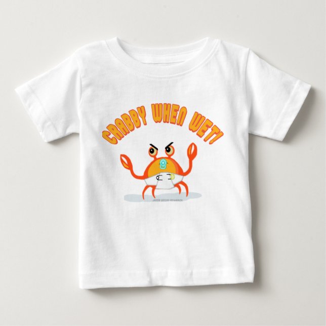 T-shirt bébé petit crabe (Devant)