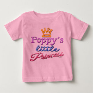 T-shirt bébé petite princesse de pavot