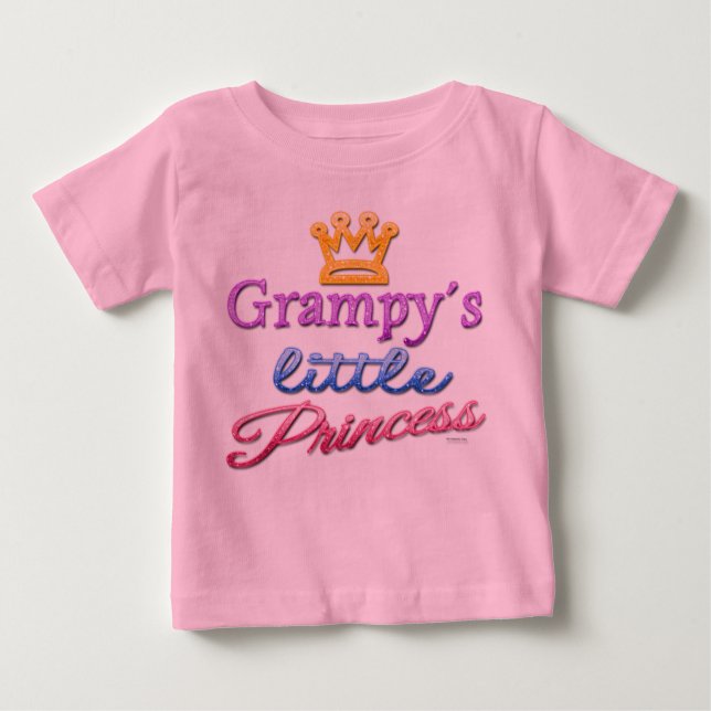 T-shirt bébé petite princesse Grampy (Devant)
