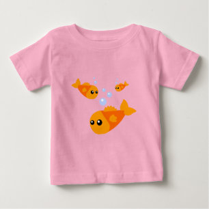 T-shirt bébé poisson mignon