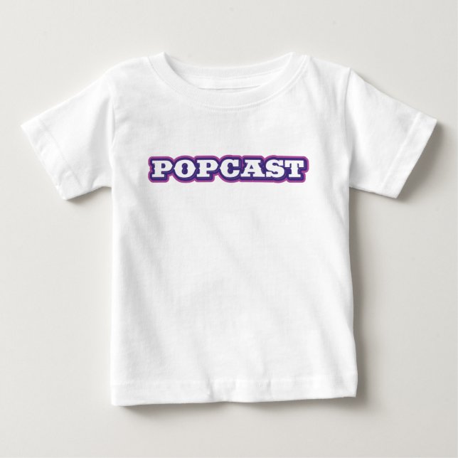 T-shirt bébé POPCAST (Devant)