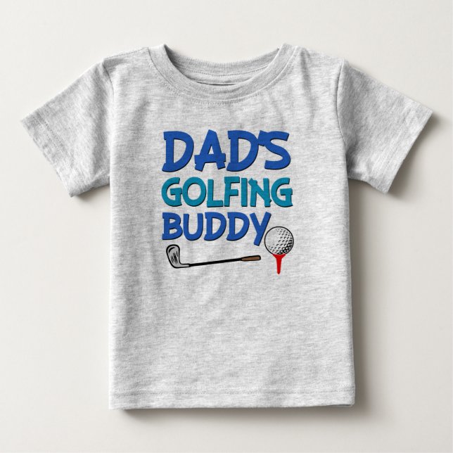 T-shirt bébé pour le pote de golf papa (Devant)