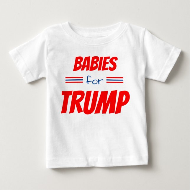 T-shirt bébé pour Trump (Devant)