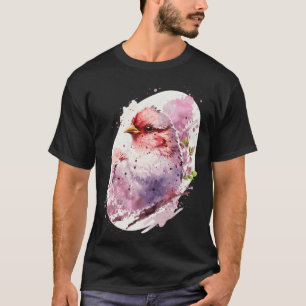 T-shirt Bébé Poussin Cerisier Fleur Japonaise Ferme Un