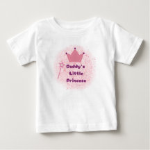 T-shirt bébé Princesse de papa 