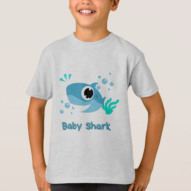T-shirt bébé requin (Devant)