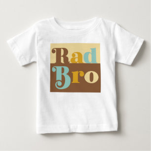 T-shirt bébé rétro Rad Bro Big Brother