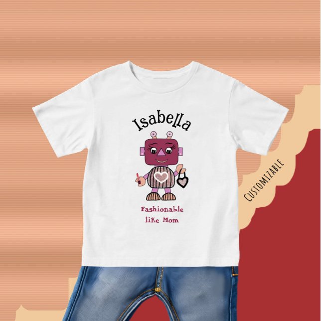 T-shirt bébé robot élégant (Créateur téléchargé)