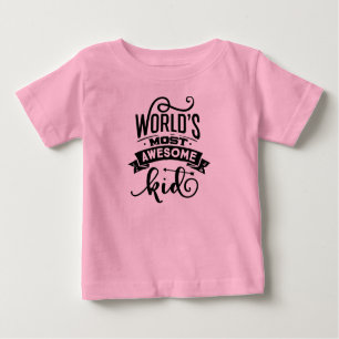 T-shirt bébé rose le plus impressionnant du monde