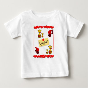 T-shirt bébé Saint Valentin