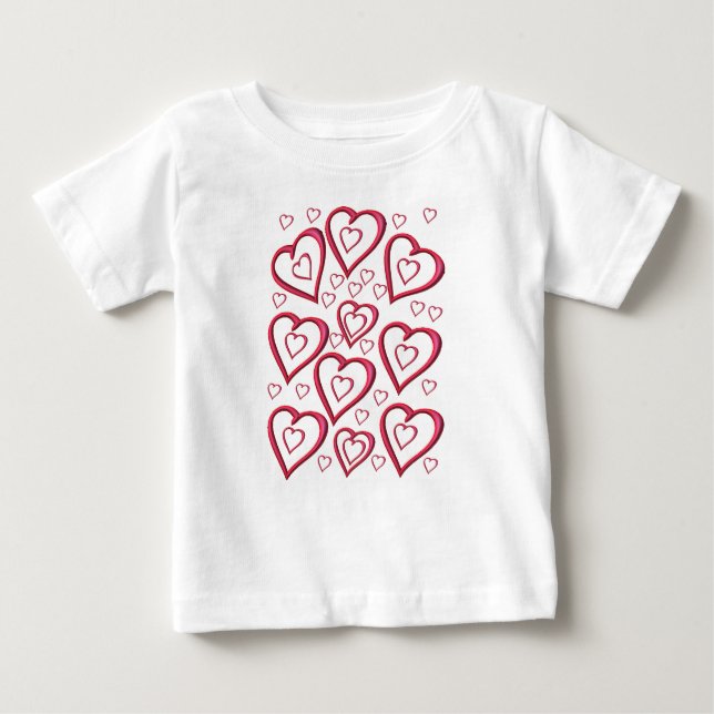 T-shirt bébé Saint Valentin (Devant)