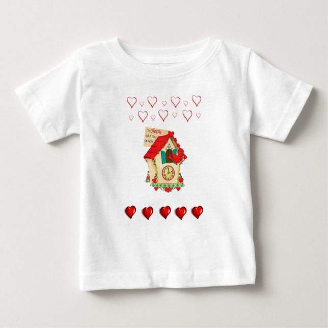 T-shirt bébé Saint Valentin (Devant)