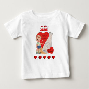 T-shirt bébé Saint Valentin