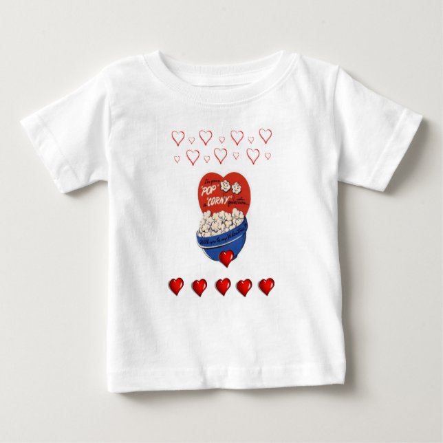 T-shirt bébé Saint Valentin (Devant)