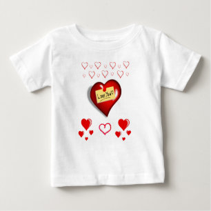 T-shirt bébé Saint Valentin