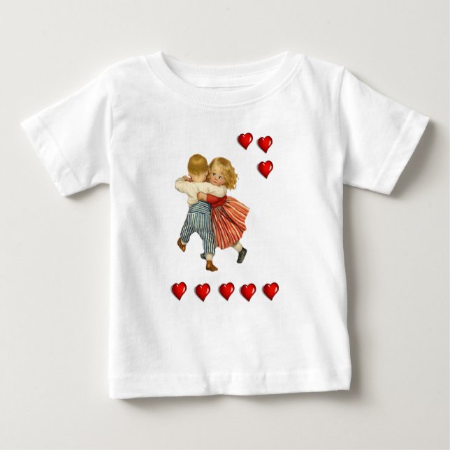 T-shirt bébé Saint Valentin (Devant)